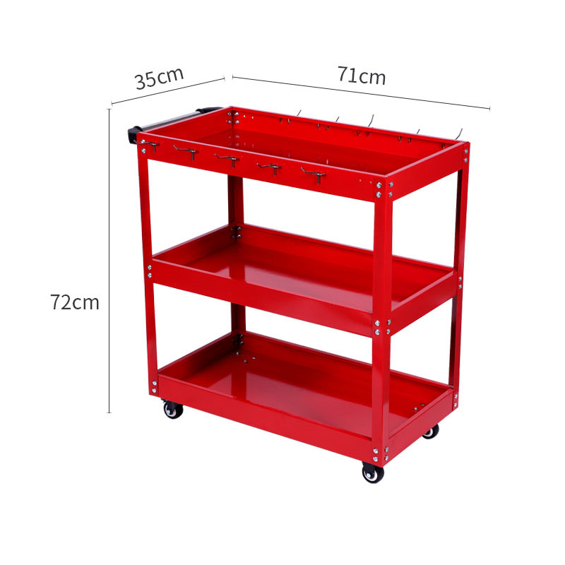 Workshop Tools Trolley - Carrinho de Ferramentas de 3 Níveis