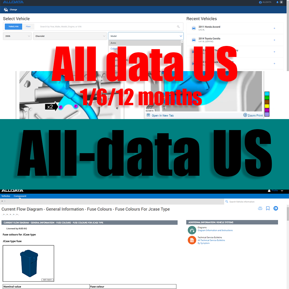 Workshop Tools Online - 2026 Alldata US Versão Completa Conta