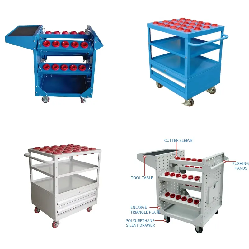 Workshop Tools Trolley - Carrinho de Armazenamento Durável para Ferramentas