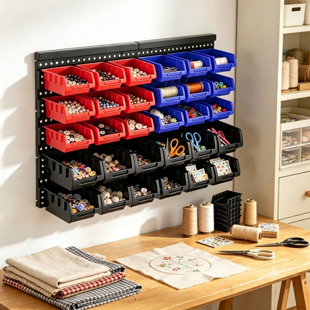 Screw Organizer Kit - Organizador de Armazenamento de Parede com