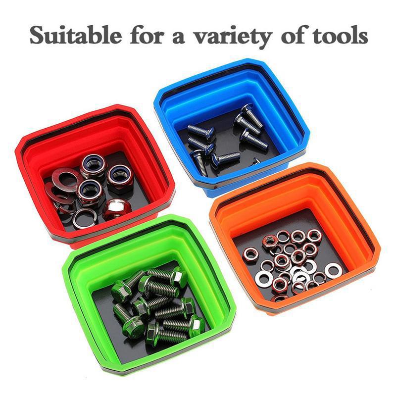 Magnetic Parts Tray - Bandeja Magnética Dobrável de Silicone Colorida