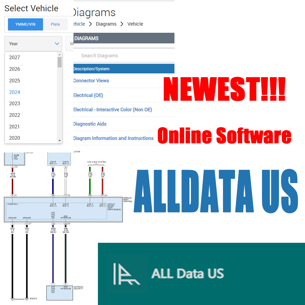 2026 Alldata US Versão Complet - Workshop Tools Online avaliação e preço