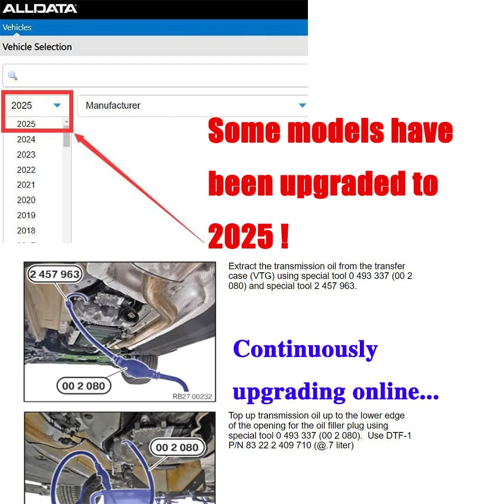 2027 Alldata CAR Data Software - Workshop Tools Online avaliação e preço